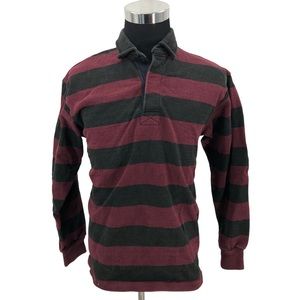 C.C. Filson Men's Casual Heavy weight long Sleeve Polo Shirt size large